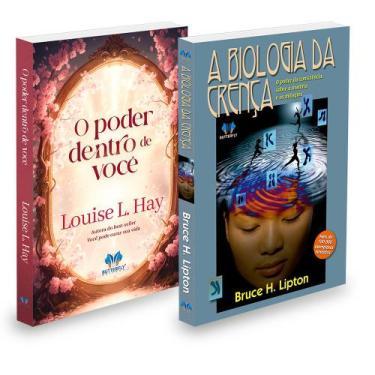 Imagem de Kit 2 Livros Autoajuda - O Poder Dentro de Você + A Biologia da Crença