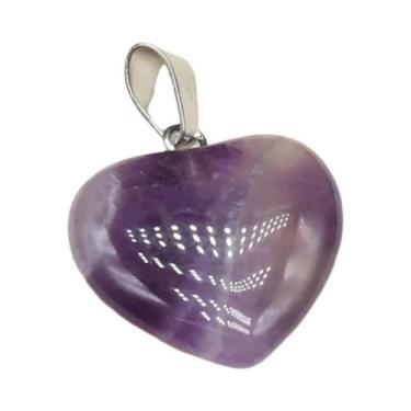 Imagem de Pingentes De Cristal Em Formato De Coração De Quartzo Rosa Turquesa E 