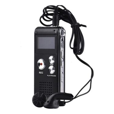 Imagem de Gravador Multifuncional Digital Recarregável 8gb 650hr Mp3