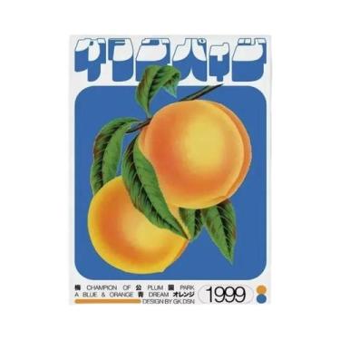 Imagem de Pôster De Arte Abstrata Moderna Blue Waves Para Quarto, Entrada, Bar, 