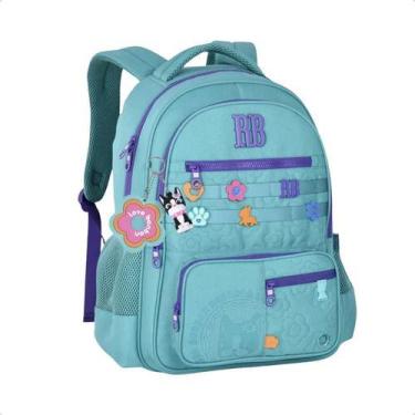 Imagem de Mochila Escolar Rebecca Bonbon Flower Power Original 17.5 Feminina Com