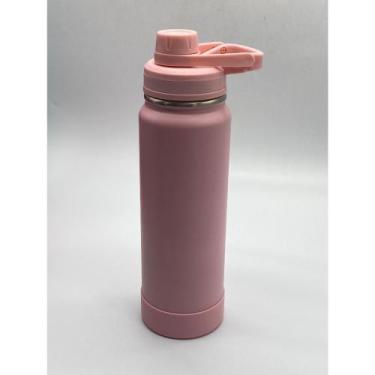 Imagem de Garrafa Térmica 800ml - Duplamente Isolada a Vácuo, Base Emborrachada 