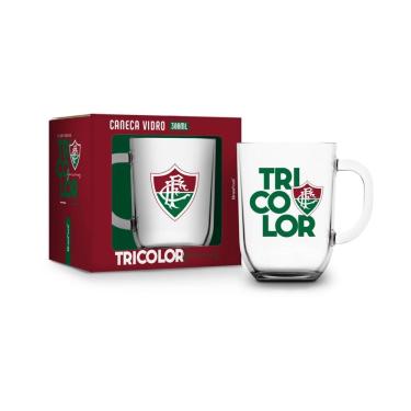 Imagem de Caneca de Vidro Toronto - Fluminense - 300ml - Brasfoot
