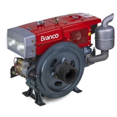 Imagem de Motor Diesel 22CV 1195cc P.Elét Radiador BDA-22.0RAE Branco