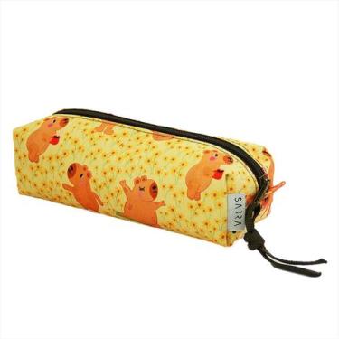 Imagem de Estojo Multifuncional Lacinho 1 Divisória Sabra Feminino Resistente 1 