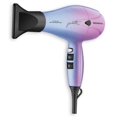 Imagem de Secador de Cabelo By Juliette Mondial SCPJU03 Rosa com Azul 127V