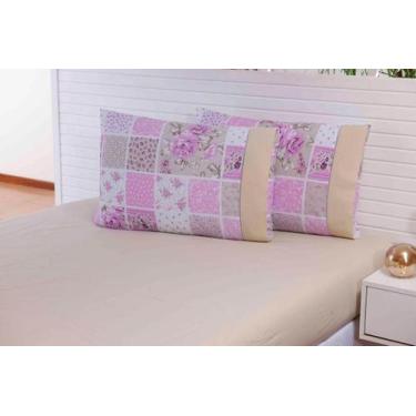 Imagem de Jogo Lençol 3 Peças Cama Viúva Percal 150 Fios - Miguel Enxovais