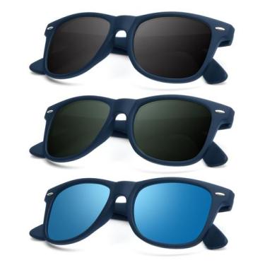 Imagem de Óculos de sol KALIYADI com acabamento fosco polarizado com bloqueio UV