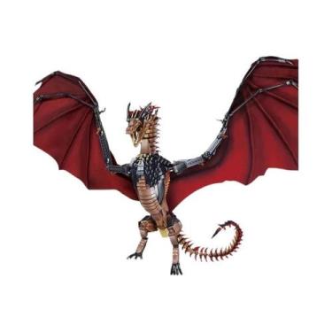Imagem de Blocos De Montar Dragão Gigante 1889 Peças, Modelo Criativo MOC, Brinq