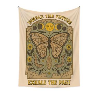 Imagem de Microtecido de tapeçaria de parede Inale Future Exhale Past 150x130cm 