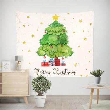 Imagem de Tapeçaria, parede de feliz Natal, 150x130cm, microtecido, fibra - yiwe