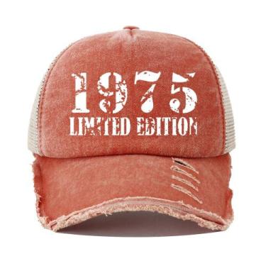 Imagem de Boné de beisebol Vintage Cotton Trucker 1975 Edição Limitada - Yiweisa