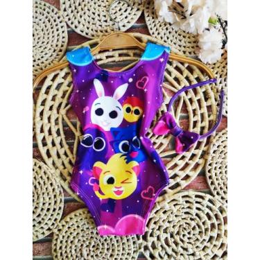 Imagem de Bodys Menina Infantil Temático Bolofofo +Tiara - EDYNHOKIDS, 01 ANO A 