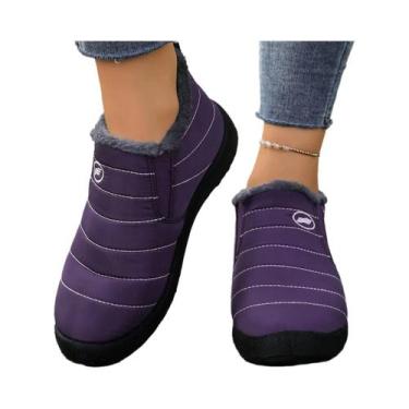 Imagem de Botas Femininas De Algodão, Outono Inverno, Quentes, Confortáveis, Ant