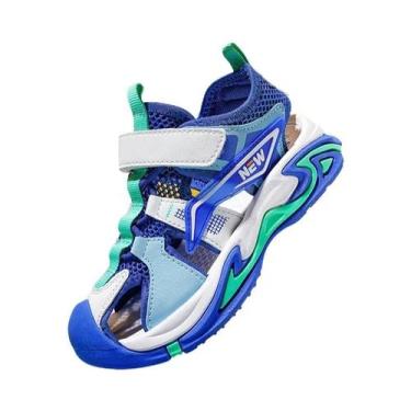 Imagem de Sandálias Esportivas Para Meninos E Meninas, Calçados De Praia Com Pon