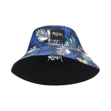 Imagem de Chapéu Bucket Unissex Com Estampa De Moda Coreana, Aba Larga, Reversív