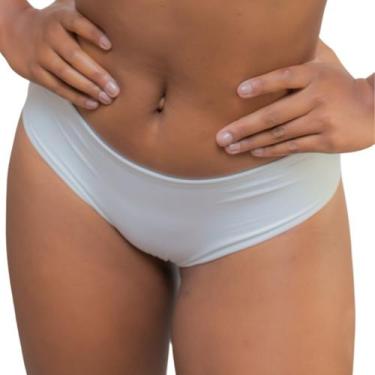 Imagem de Calcinha Premium Cintura Alta Cós Alto Larga Confortavel Pos Parto - P