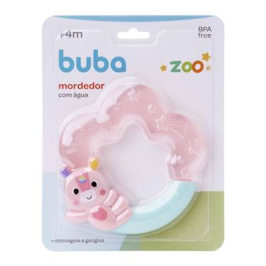 Imagem de Mordedor com Água Massageador Resfriável Buba Zoo Unicórnio
