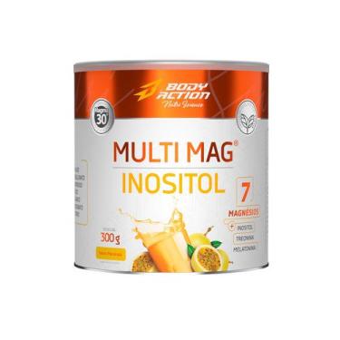 Imagem de Suplemento Multi Mag Inositol 7 Magnésios 300g Bodyaction -, Maracujá