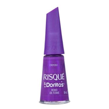 Imagem de Esmalte Roxo Risqué e Doritos Roxo de Fome Metálico 8ml
