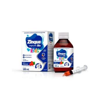 Imagem de Zinqua Bio Kids Zinco Suplemento Alimentar Airela - 100 ml