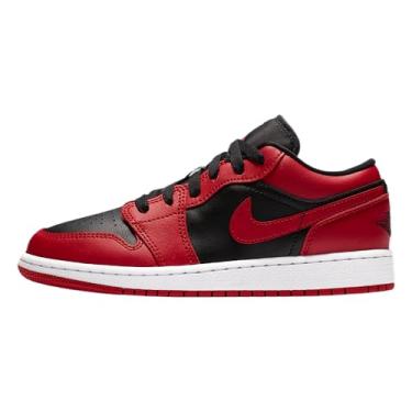 Imagem de Nike Kids Air Jordan 1 Low GS Reverse Bred Basketball Shoes (4)
