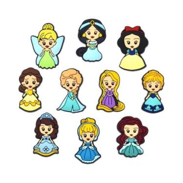 Imagem de Charmes De PVC Para Calçados Das Princesas Disney Para Crianças, Fivel