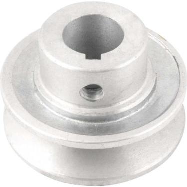 Imagem de Polia de Alumínio 1 Canal, Perfil A, 60 mm com Furo de 3/4" - 19,1 mm,