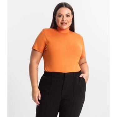 Imagem de Blusa Gola Alta Feminina Plus Size Secret Glam-Feminino