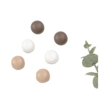 Imagem de Broches Magnéticos Para Hijab Em Cores Candy, 6 Pares, Acessórios Deco