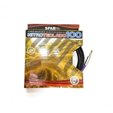 Imagem de Cabo para Teclado Nitro 100 Plug 90 com 5M P10 90° e Cobre OFHC Preto Sparflex