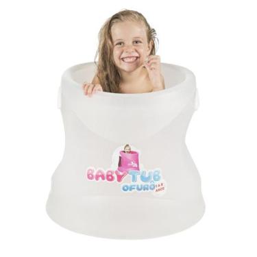 Imagem de Banheira infantil babytub ofuro de 1 a 6 anos - transparente
