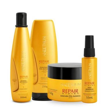 Imagem de Kit Aneethun Repair System Pós quimica completo - 4 itens