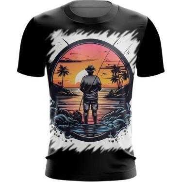 Imagem de Camiseta Dryfit Pesca Esportiva Pôr do Sol Peixes 17 - Kasubeck Store®