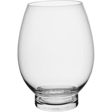 Imagem de VASO JERSEY VIDRO 25x18x18cm TRANSPARENTE