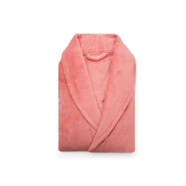 Imagem de Roupão Plush Adulto Extra Macio Unissex Microfibra de Poliéster Tamanho Único Coral Roupão Plush Microfibra Adulto Extra