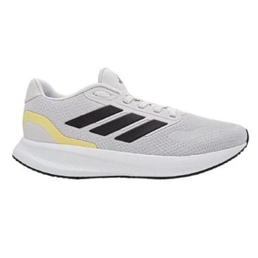 Imagem de Tênis Esportivo Feminino Adidas RunFalcon 5 Cinza, 34, Cinza