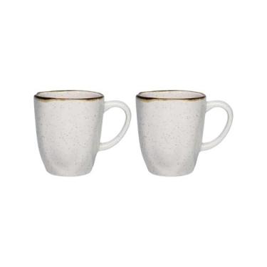 Imagem de Jogo De Canecas Em Porcelana Ryo Maresia 260ml 2 Unidades- Oxford - Ox