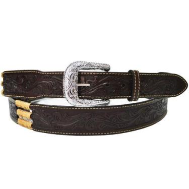 Imagem de Cinto Masculino Dawson Country Charroa Cafe, Marrom, Escuro, 120