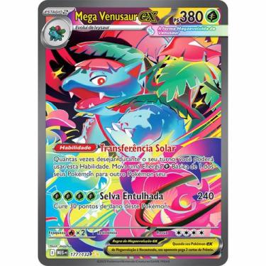 Imagem de Carta Pokémon - Mega Venusaur Ex 177/132 - Megaevolução - Copag