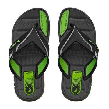 Imagem de Chinelo Rider Sprint Dedo Inf 12033, Preto, Verde, 35