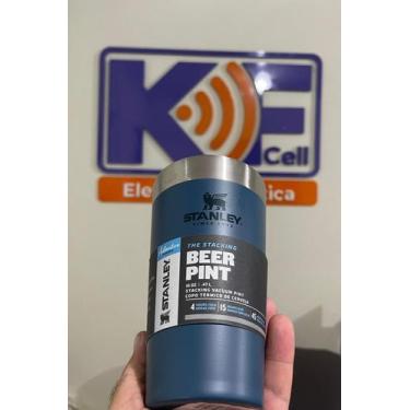 Imagem de COPO TÉRMICO DE CERVEJA STANLEY S/ TAMPA 473 ml, Azul
