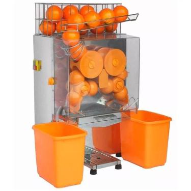 Imagem de Espremedor de Suco Industrial Elétrico ELO20 Aço Inox 120W 220V Laranja com Produção de 2L por Minuto Onix