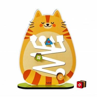 Imagem de Brinquedo Educativo Rolando Figuras Com o Gatinho- Babebi