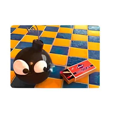 Imagem de Mouse Pad Xadrez Tecido 220x180x2mm MP-2218E Exbom