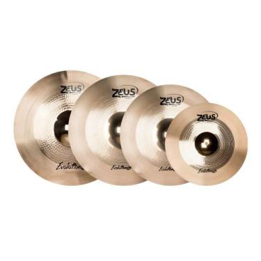 Imagem de Set de Prato B10 Evolution Pro Set D 14" 16" 18" 20" + Bag - Zeus