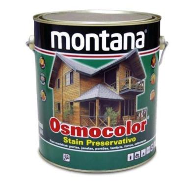 Imagem de Stain para Madeira Osmocolor Stain Black Proteção e Acabamento Acetinado com Duplo Filtro Solar Preto Montana