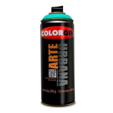 Imagem de Spray Arte Urbana Verde Mata 911 para Pintura Artística com Acabamento