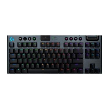 Imagem de Teclado Mecânico Gamer Sem Fio Logitech G915 X Lightspeed, Design TKL 