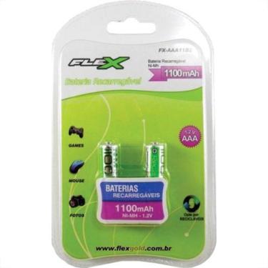 Imagem de Pilha Flex Recarreg,Aaa C/2 - FLEX XCELL